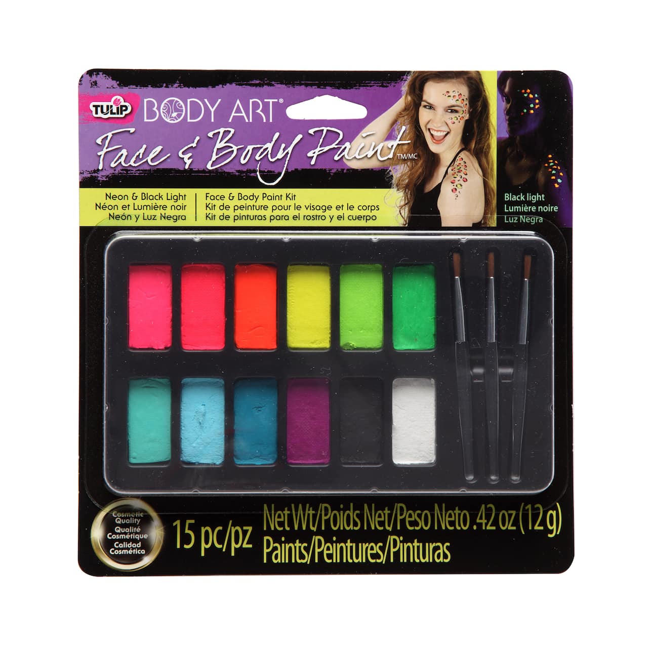 Tulip® Body Art™ Neon Body Paint Kit